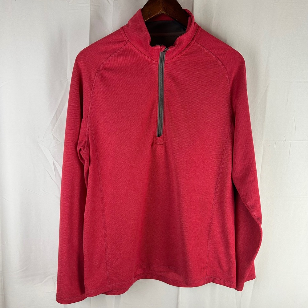 Vineyard Vines Performance 1/2 Zip Pullover Red Athletic Top Men's Medium